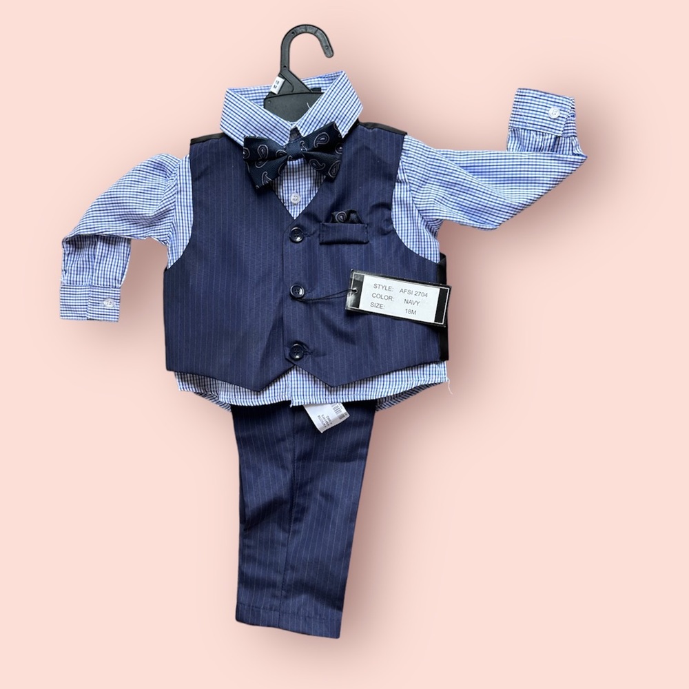18 month blue suit